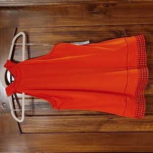 #75. Worthington Fiery Red Halter Top Size Medium NWT